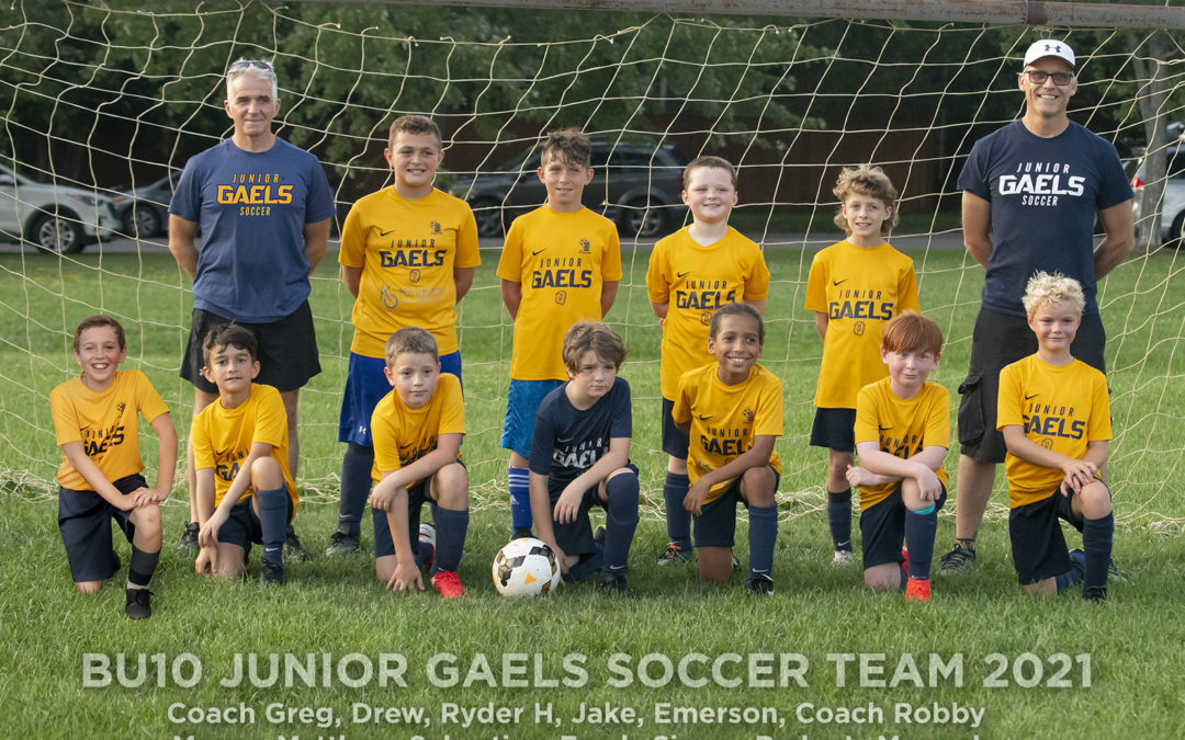 BU10 Jr Gaels Soccer Team 2021