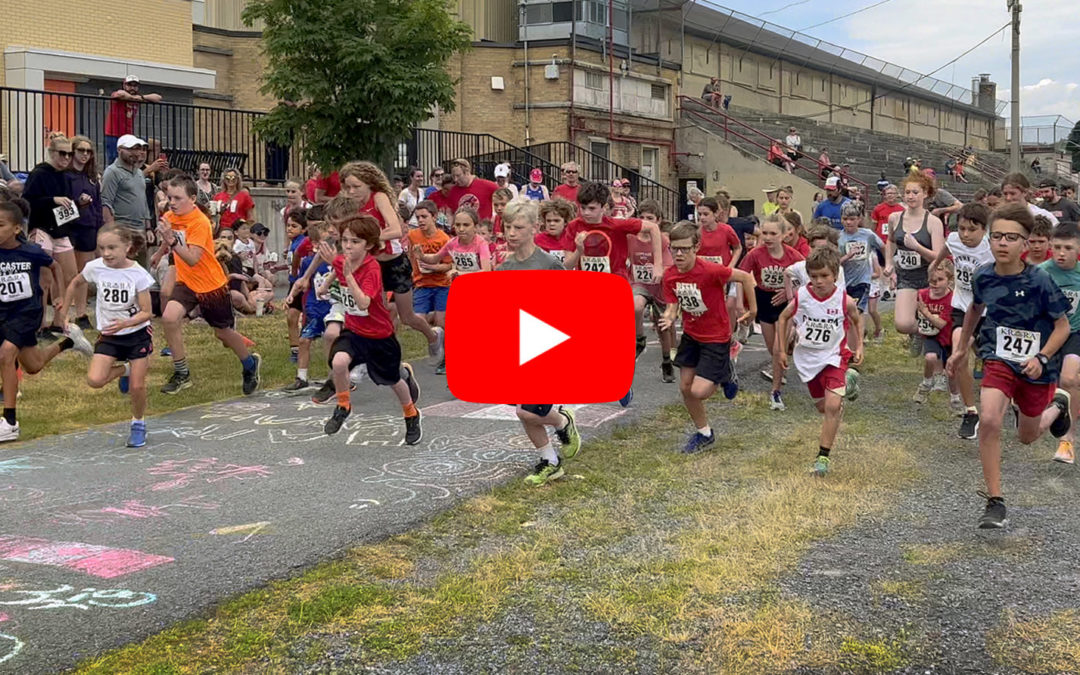 Canada Day Limestone Mile Kids Race 2022 – aerial video