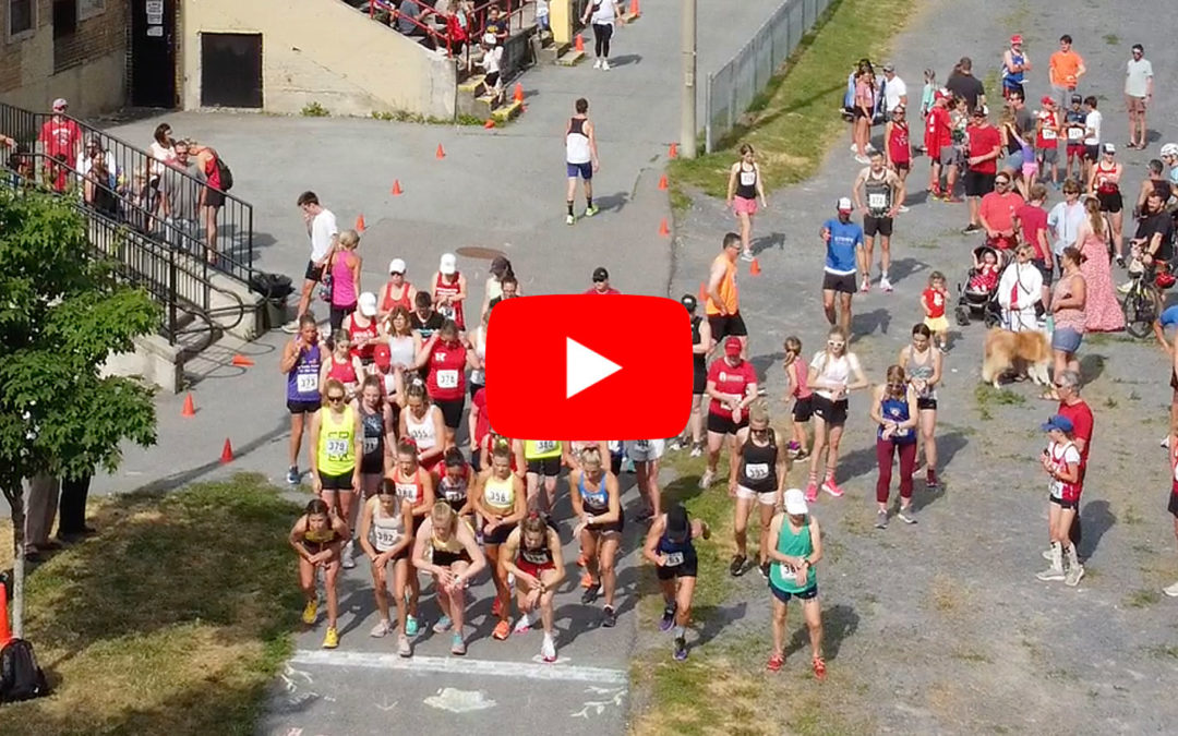 Canada Day Limestone Mile Women’s Race 2022 – aerial video